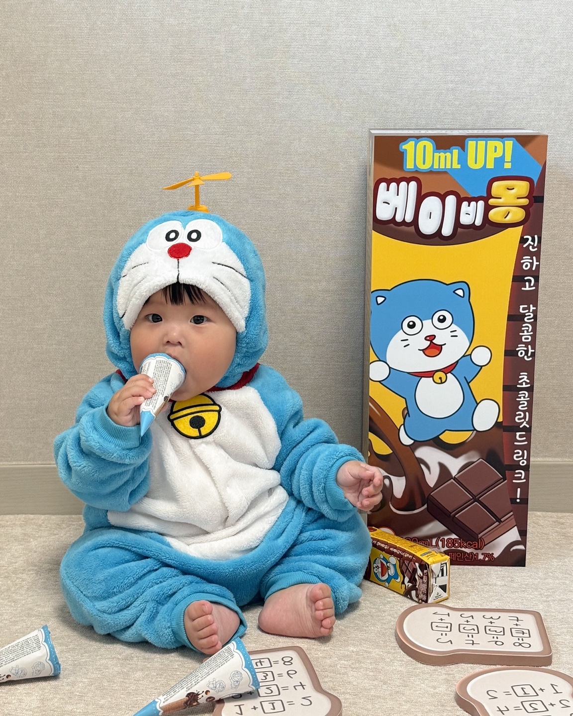 [대여] 베니비디비치 아기 셀프촬영 베이비몽 포토박스 50일 100일 200일 300일 - 상세 이미지 4