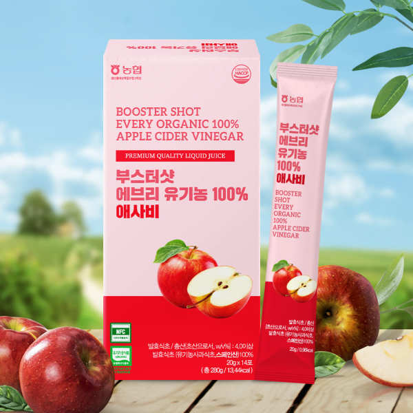 트루헬퍼 부스터샷 에브리 유기농 100% 애사비 애플사이다비니거 20g 14포, 1개