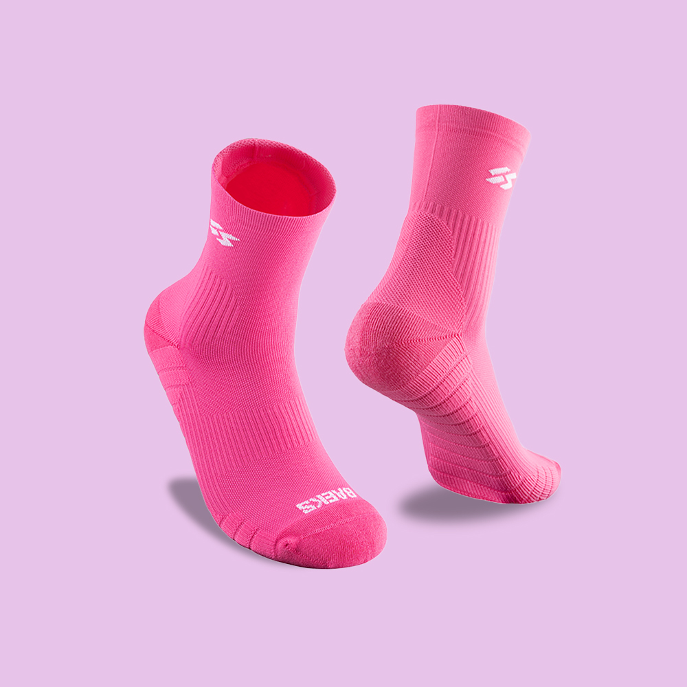 백스삭스 러너42 러닝 컴프레션양말 마라톤 압박 기능성 핑크(1PACK), L(265-280mm)