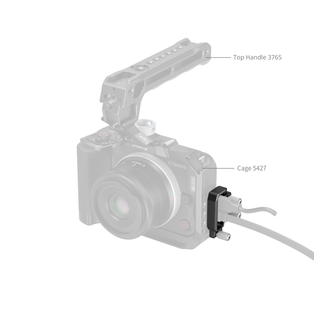 스몰리그 캐논 EOS R50 V 케이지 전용 HDMI & USB-C 케이블 클램프 5534 - 상세 이미지 5