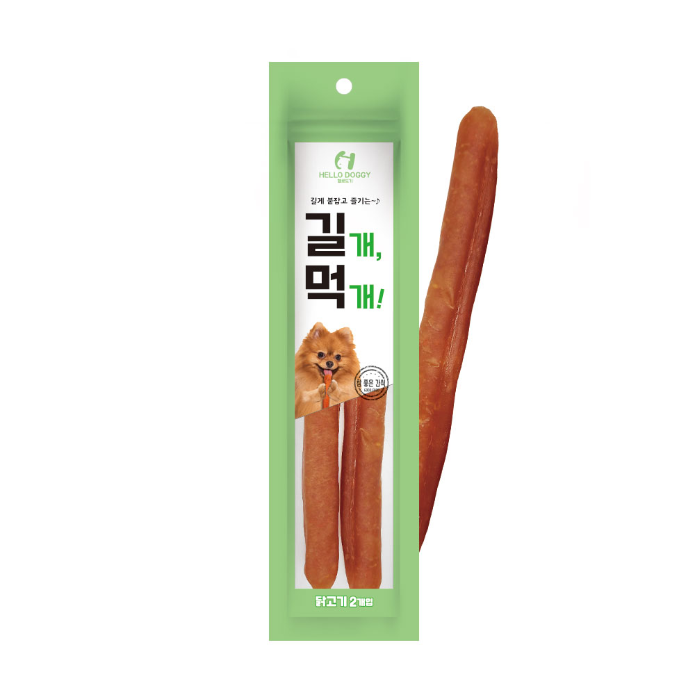헬로도기 강아지육포 강아지져키 다이어트간식 닭고기, 64g, 1개 - 상품 이미지