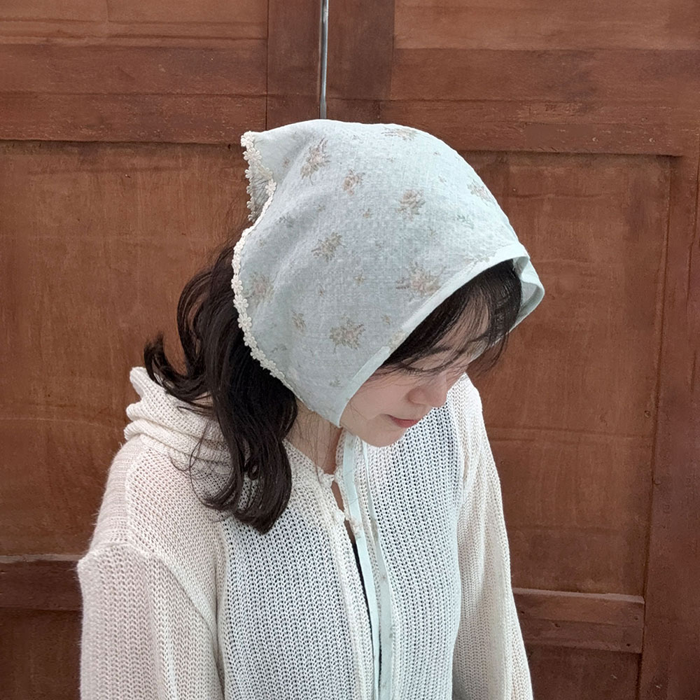 하늘꽃 레이스 반다나 멀티 스카프 - 상세 이미지 2