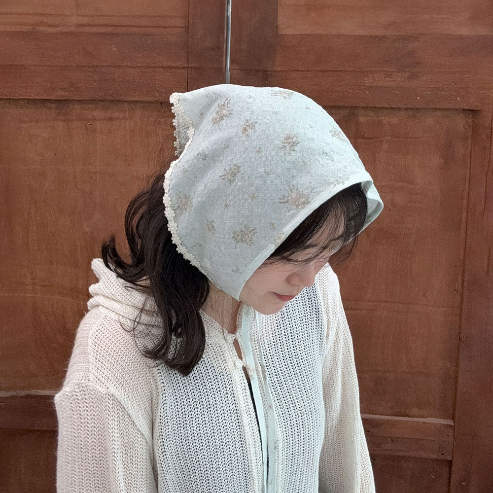 하늘꽃 레이스 반다나 멀티 스카프