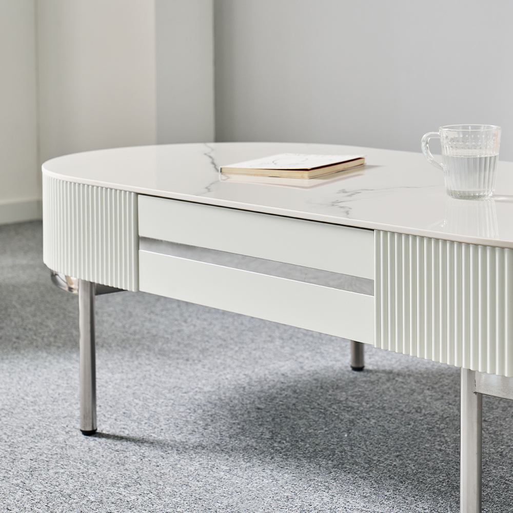 헤펜 1350 인테리어 좌식 낮은 커피 소파 세라믹 거실 테이블