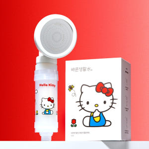 [단독] 바른생활수 산리오캐릭터즈 비타민 필터 샤워기 염소 녹물제거 헬로... 실사용 후기 | 효과 있을까? - 상품 이미지 1