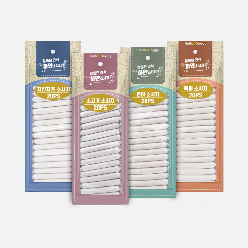 헬로도기 강아지소세지 강아지소시지 대용량 통살 간식 북어, 180g, 1개 - 상세 이미지 2