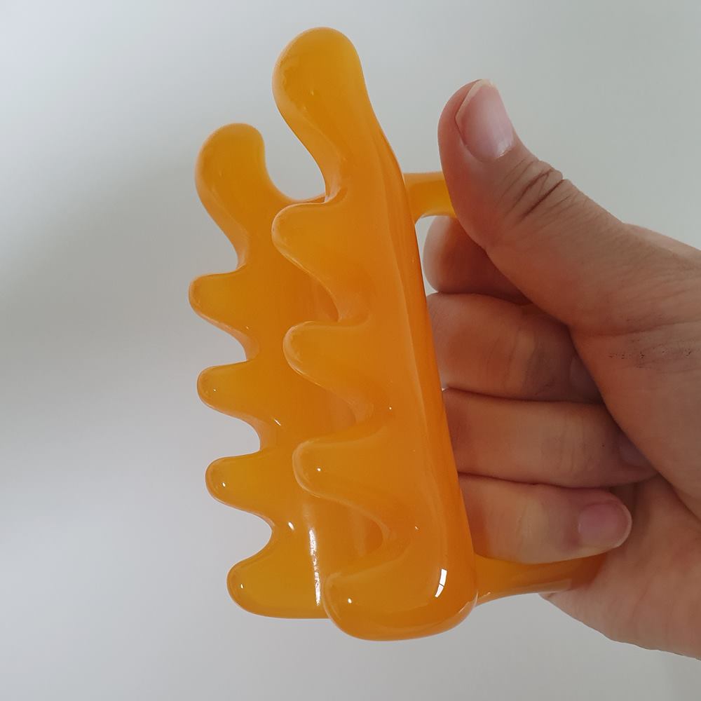 괄사 흉쇄유돌근 두피 마사지 손잡이 얼굴 도구