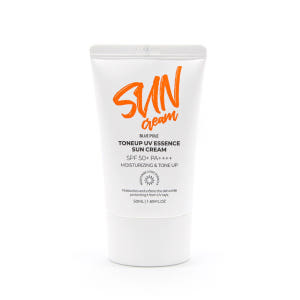 블루폴 UV에센스 톤업 선크림 SPF 50+ 자외선차단 선케어 선블럭 5... 솔직 후기 | 피부 타입별 분석 - 상품 이미지 1