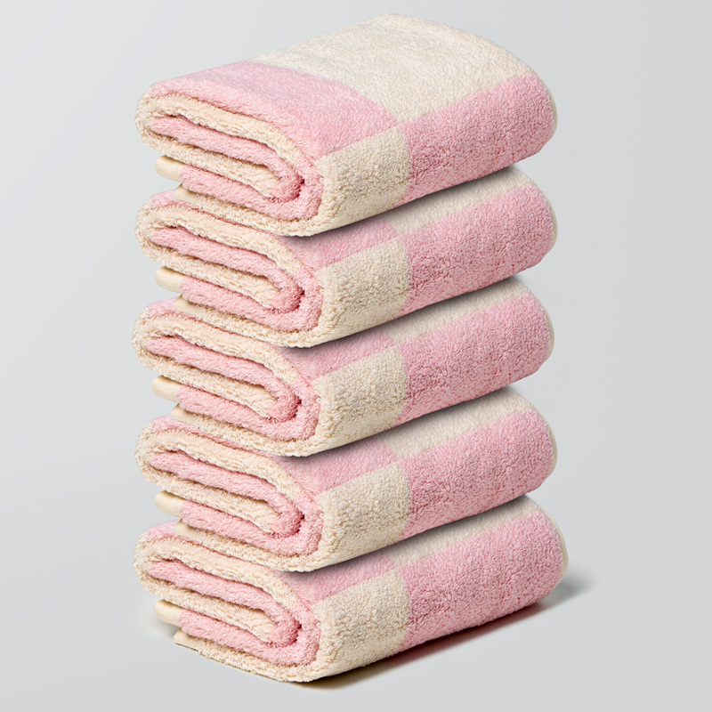 호텔수건 답례품 40수 코마사 먼지없는 스트라이프 순면 고급 더착한 수건 200g