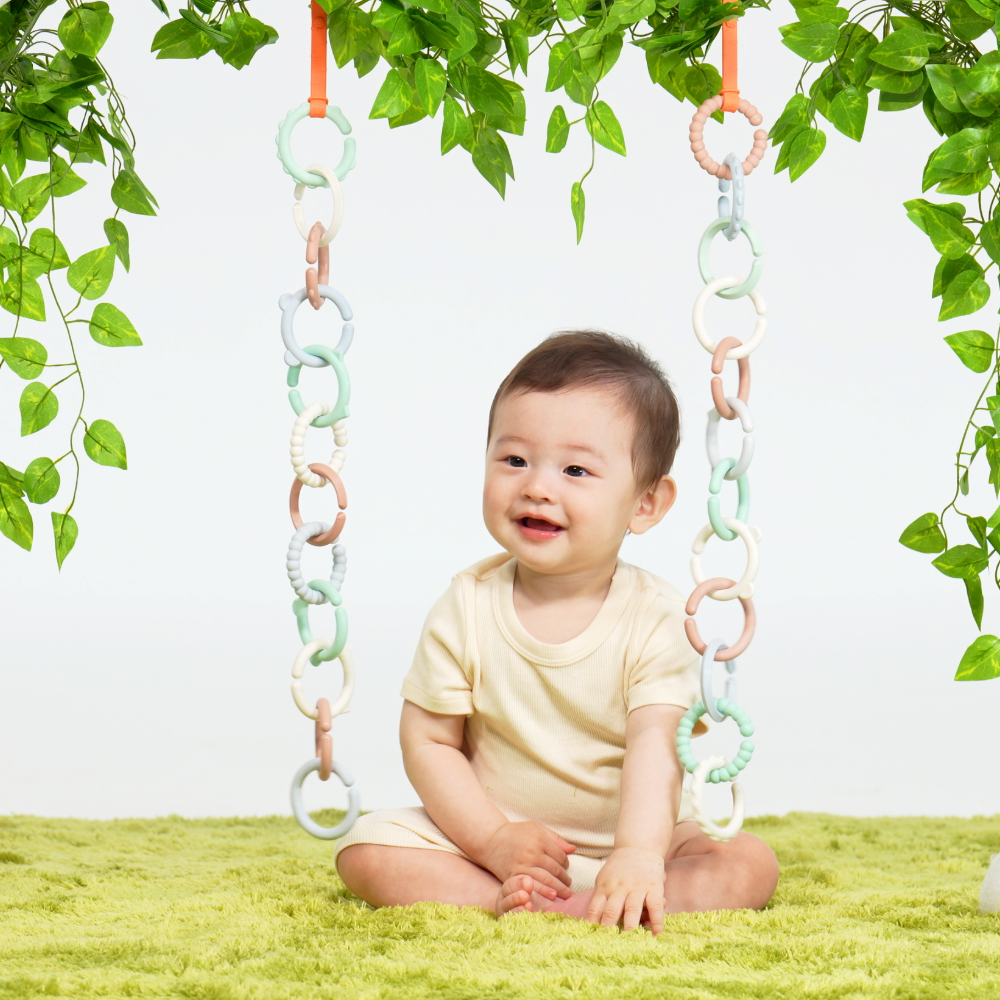 심통 토이링 고리 장난감 종이 나무 신소재 감각발달 세트 국산 친환경 아기 치발기 친구들