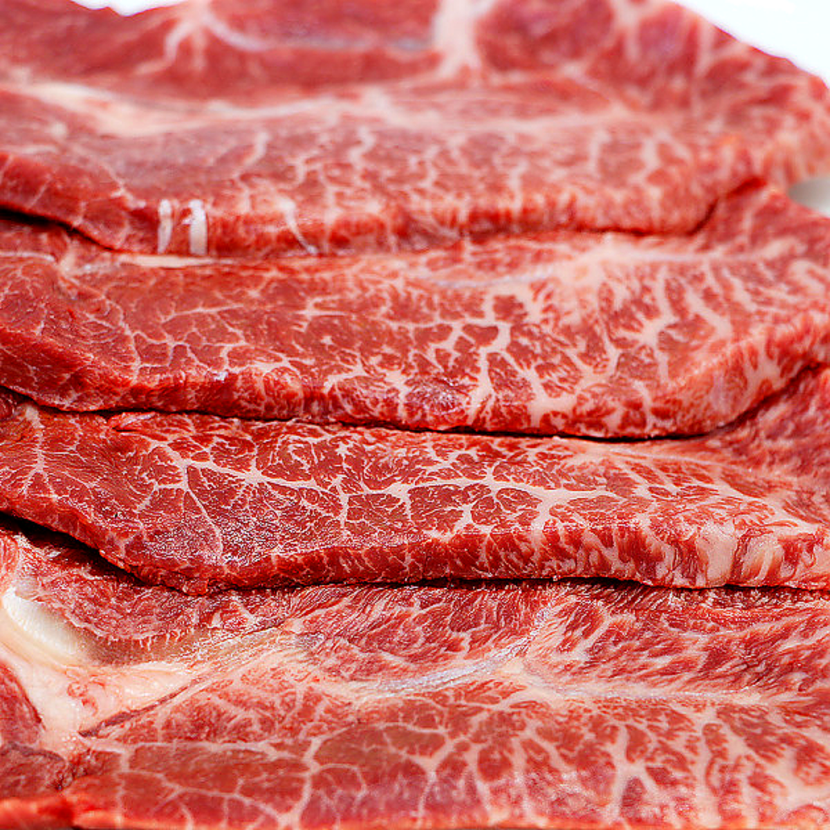 한우 1++ 부채살 낙엽살 200g 구이용 스테이크 슬라이스 정육