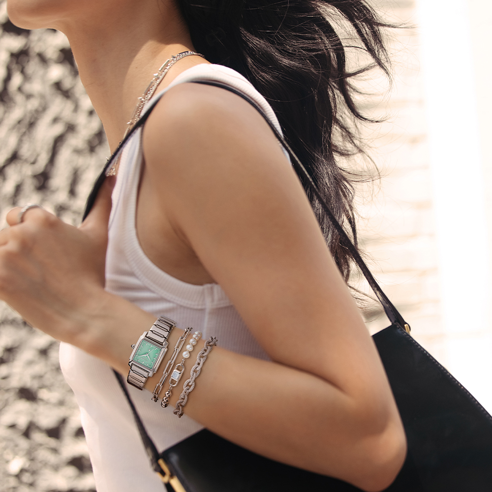 롤라로즈 Urban 사각다이얼 실버메탈 여자손목시계 여름시계 상세 이미지 7