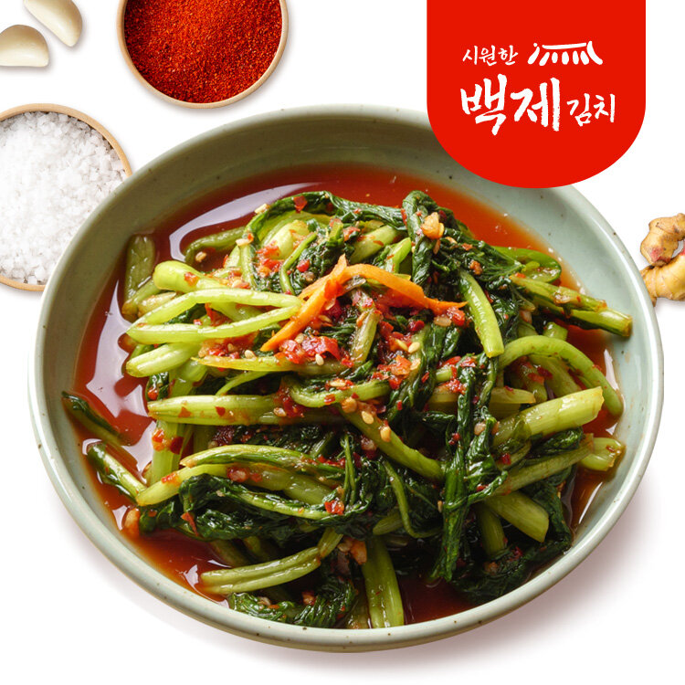 (m)시원한 백제 열무김치 2kg - 메인 이미지