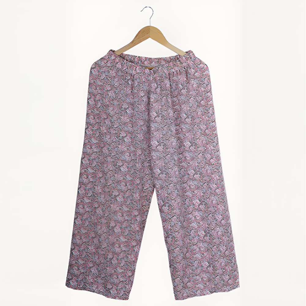 몸배바지 할머니 어르신 촌캉스 여름 꽃무늬 냉감 몸빼 꽃바지 - 상품 이미지