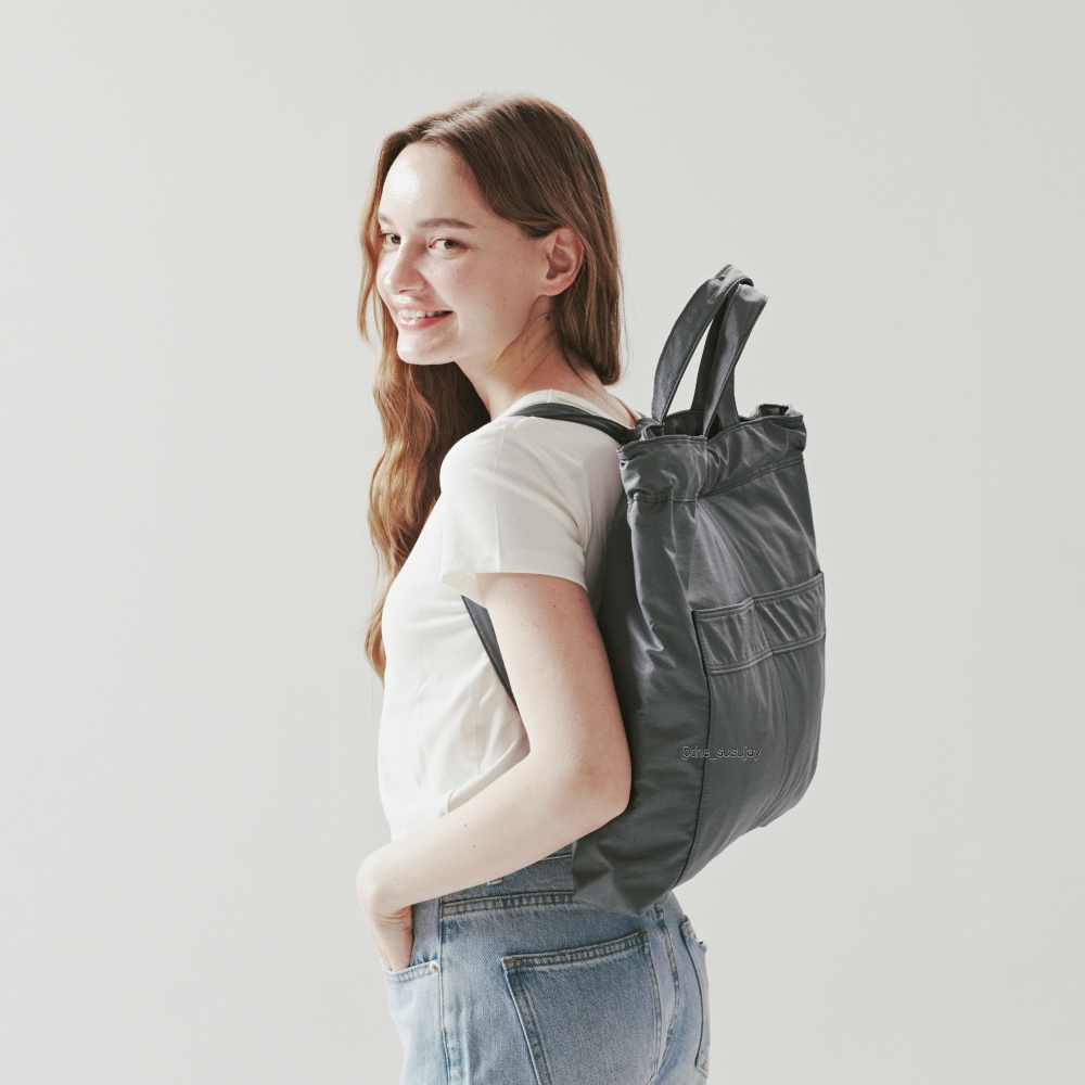 가벼운백팩 수수제이 모노리 경량 소프트글로시 투웨이백팩