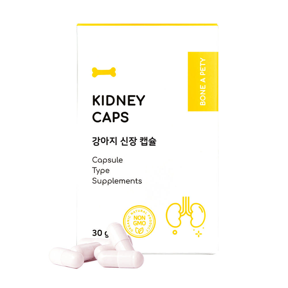 본아페티 키드니캡스 강아지 신장 요로 방광 영양제 60캡슐, 1개 - 상품 이미지