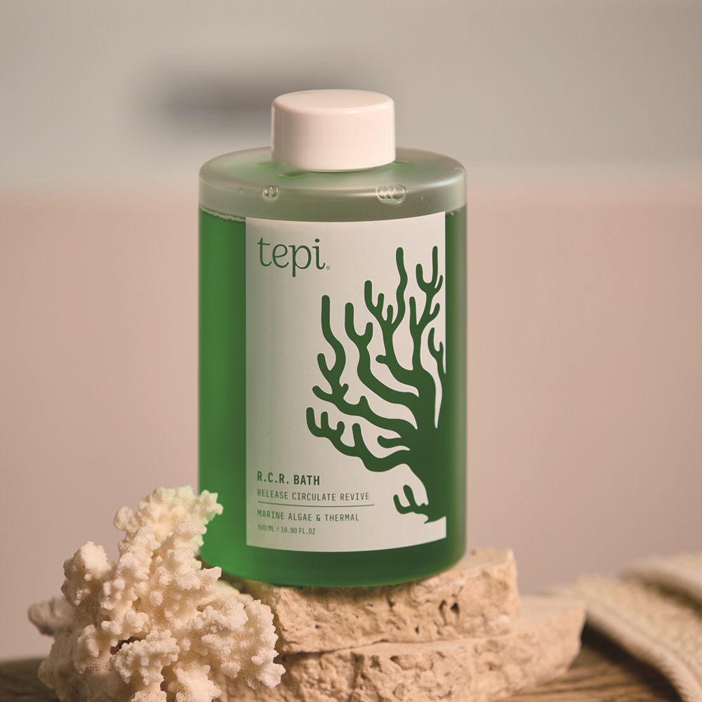 [테피] 알씨알바스 제주 탄산 온천 X 해조류 입욕제 마그네슘 /미네랄 /슬리밍 500ml