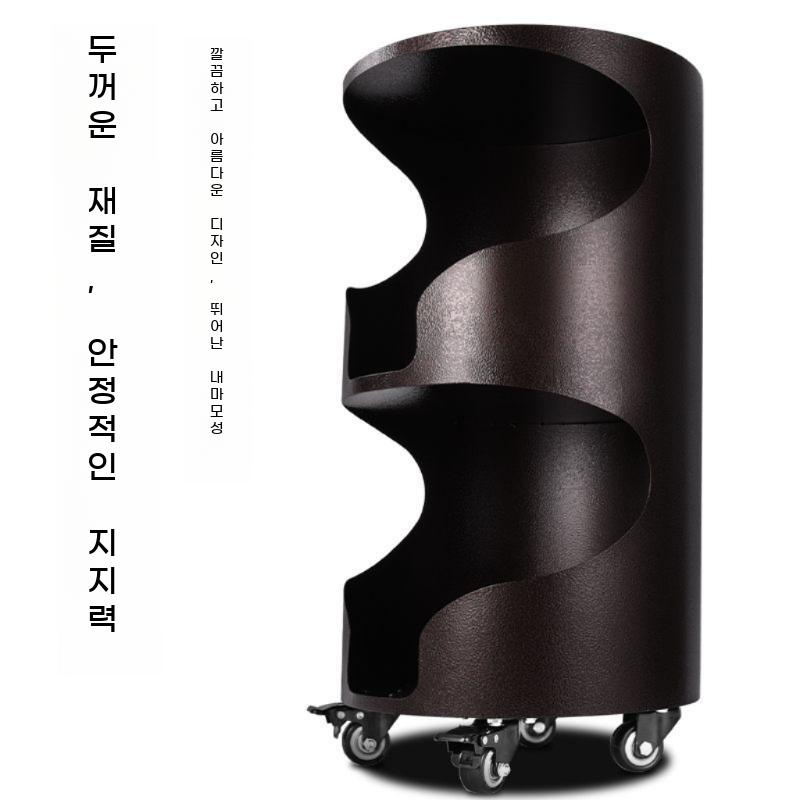 고기불판 보관팬 업소용 수납 트레이 식당불판 원형그릴 이미지 6