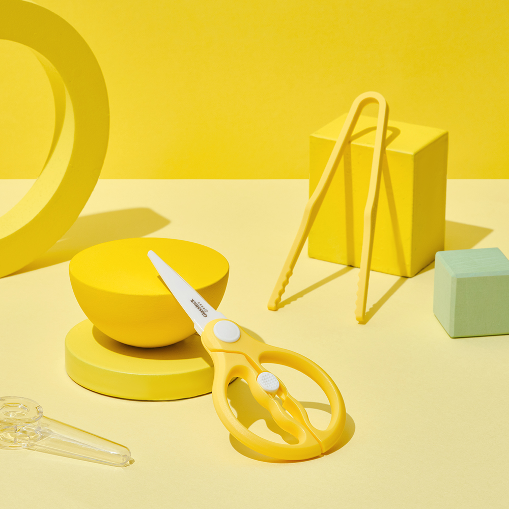 글라스락 베이비 휴대용 가위 집게 세트