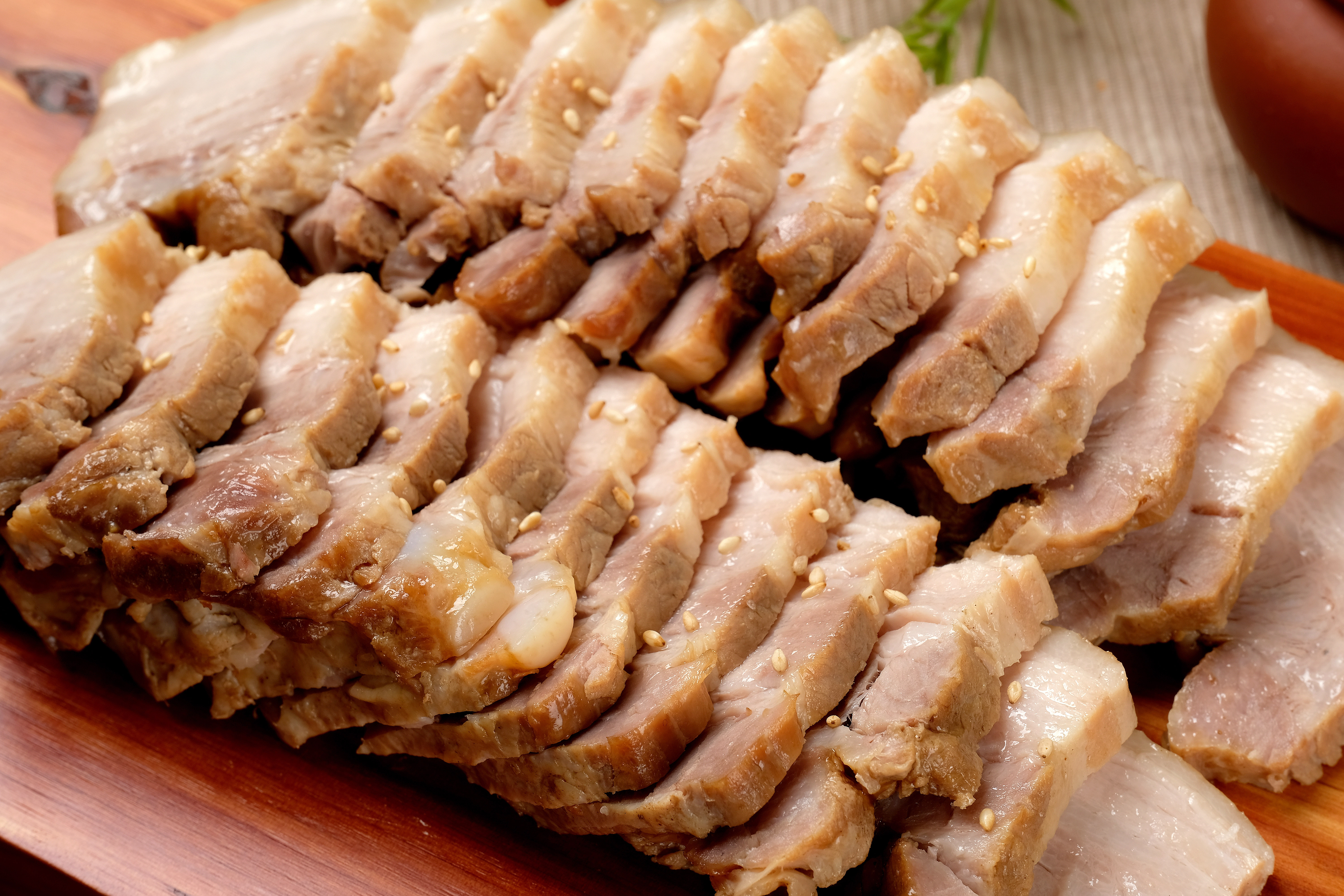 한방 삼겹보쌈 슬라이스 300g 수육 족발 보쌈 캠핑 간편식 - 상품 이미지