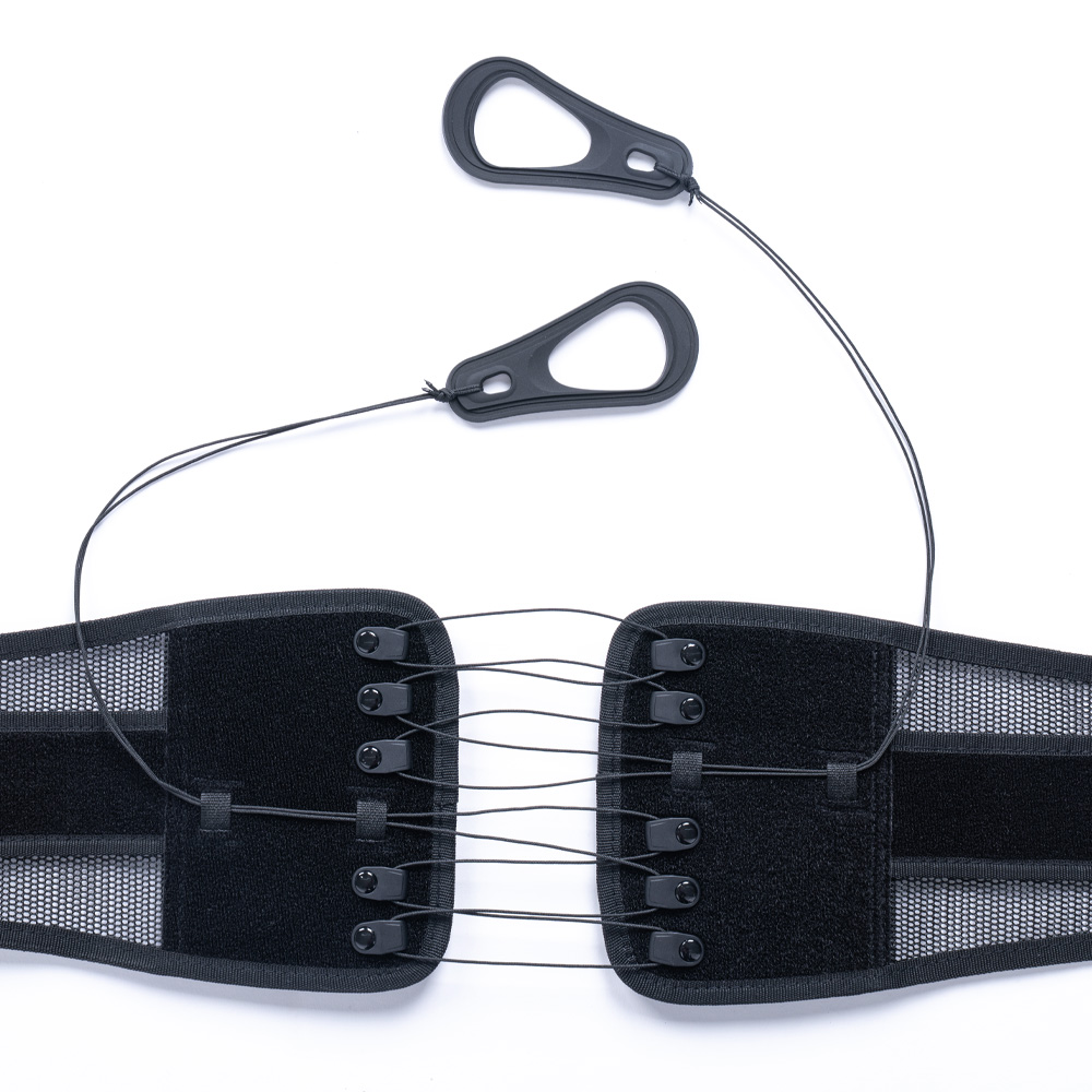 스케쳐스 테크핏 허리 보호대 복대 얇은 메쉬 여름용 이중압박 골프 산후 운동 슬림