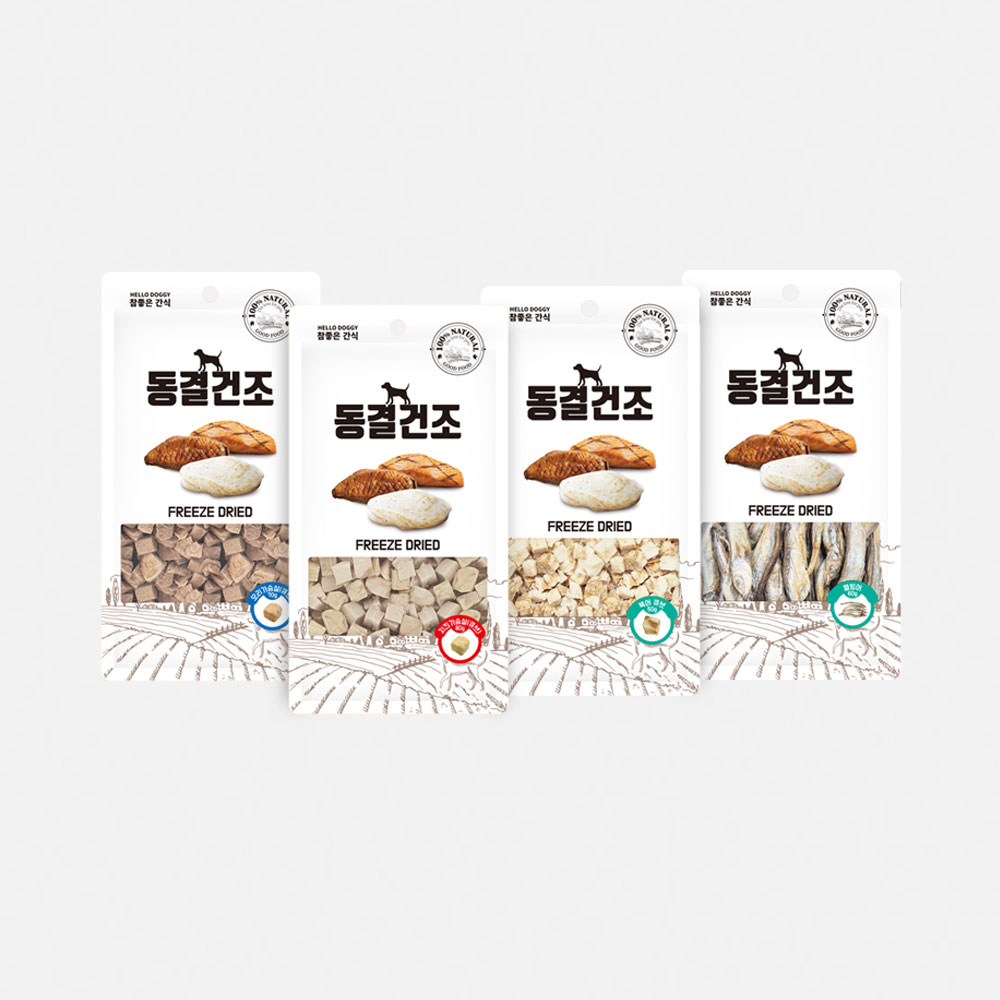 헬로도기 강아지동결건조간식 북어트릿 미니트릿 열빙어, 60g, 1개 - 상세 이미지 5