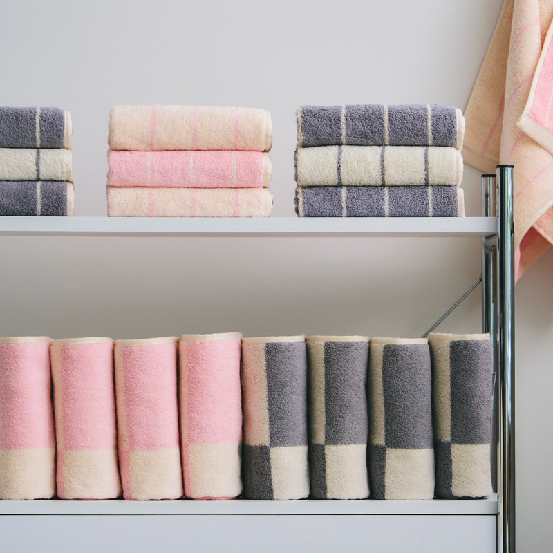 호텔수건 답례품 40수 코마사 먼지없는 스트라이프 순면 고급 더착한 수건 200g