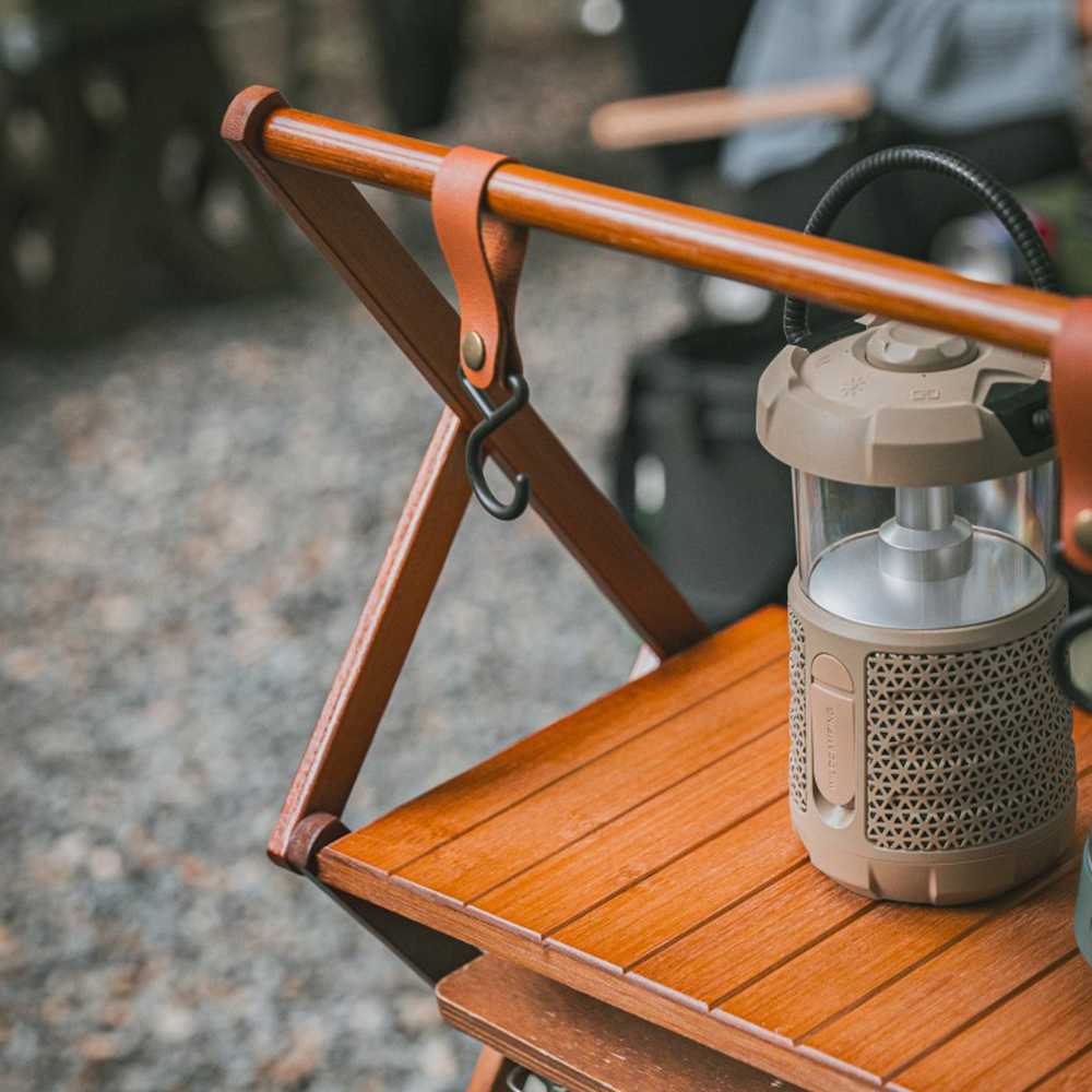 원스위크라이프 행어 캠핑 선반 접이식 우드 쉘프 수납 장 4단, 네추럴