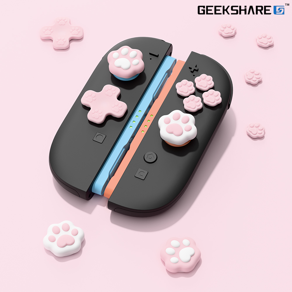 닌텐도 스위치2 조이콘2 스틱커버 버튼커버 세트 긱쉐어 코튼