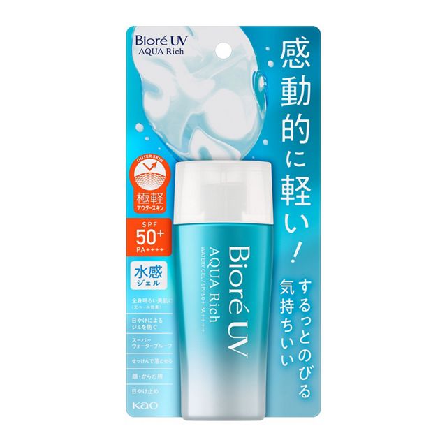 비오레 UV 아쿠아리치 워터리 젤타입선크림 70g - 메인 이미지
