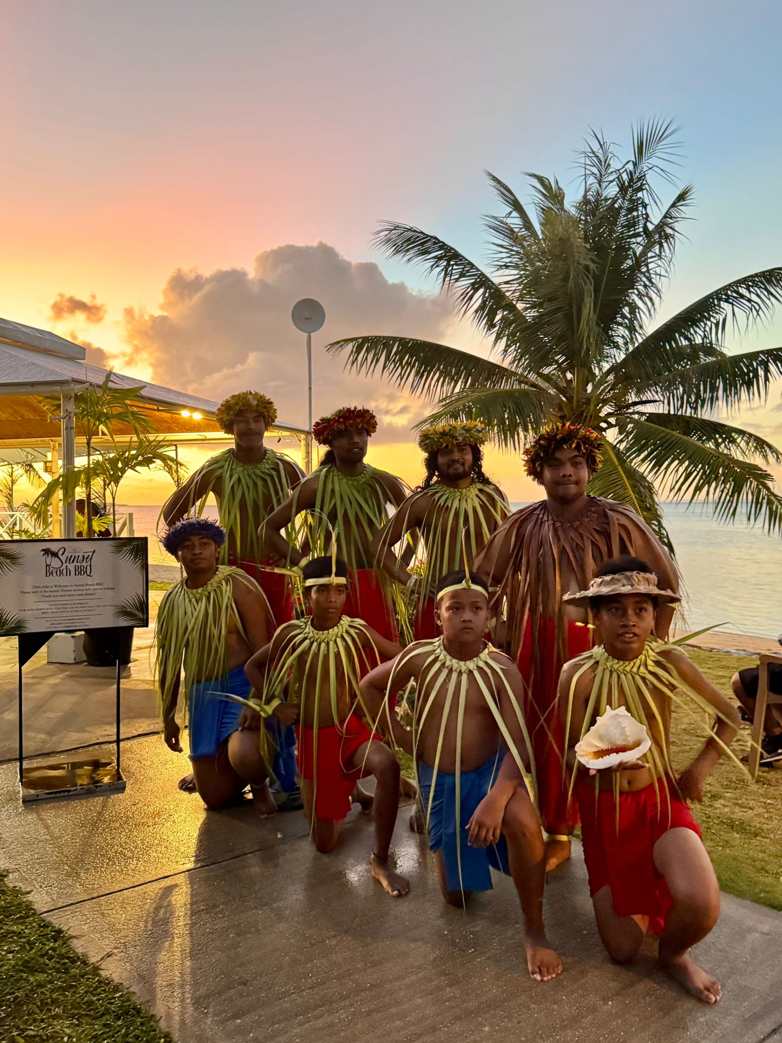 [사이판] 아쿠아리조트 선셋비치 바베큐 BBQ 디너쇼 공연 호텔픽업드랍