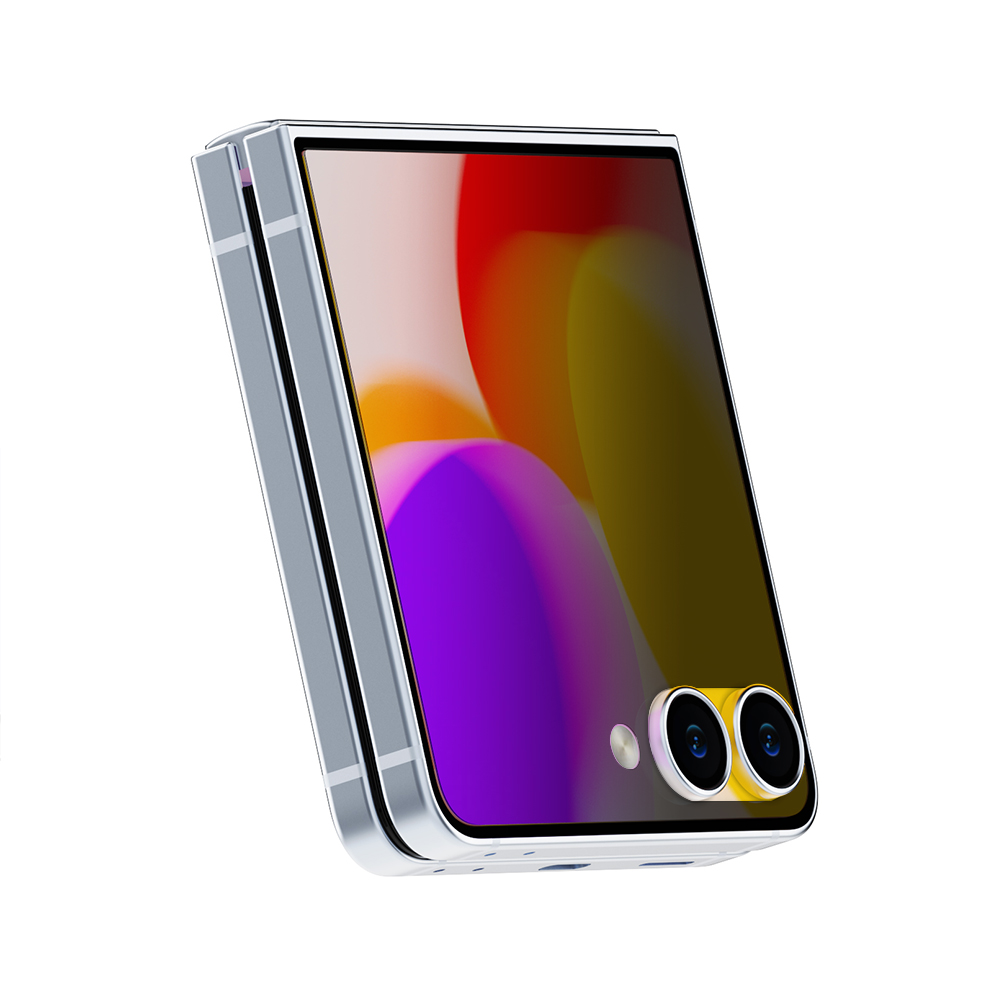 사생활 필름 강화유리 액정 보호 프라이버시 갤럭시Z 플립7, 2매입