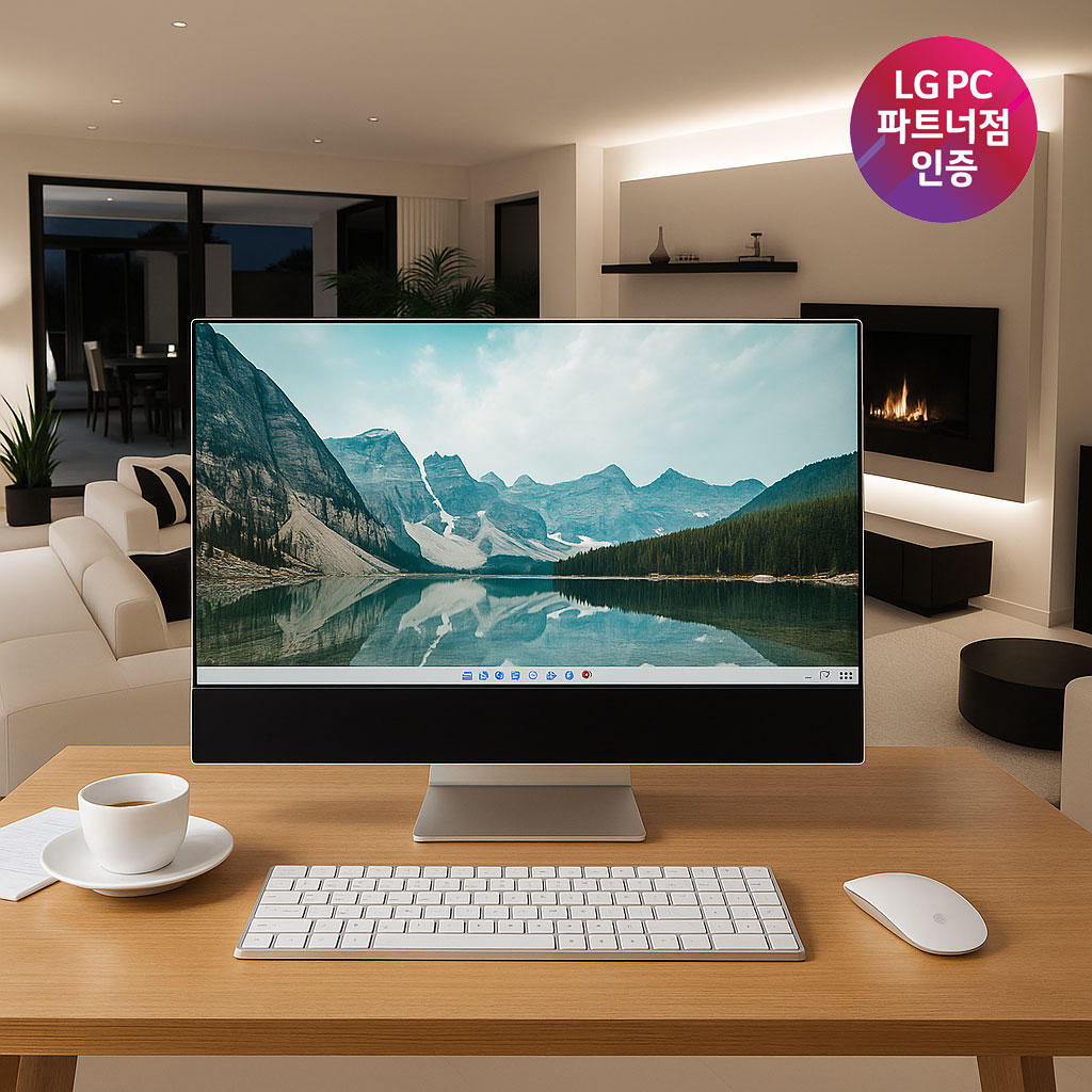 [81.만+램더블UP] LG 일체형PC 24VD70T-GX50K i5 올인원PC 컴퓨터