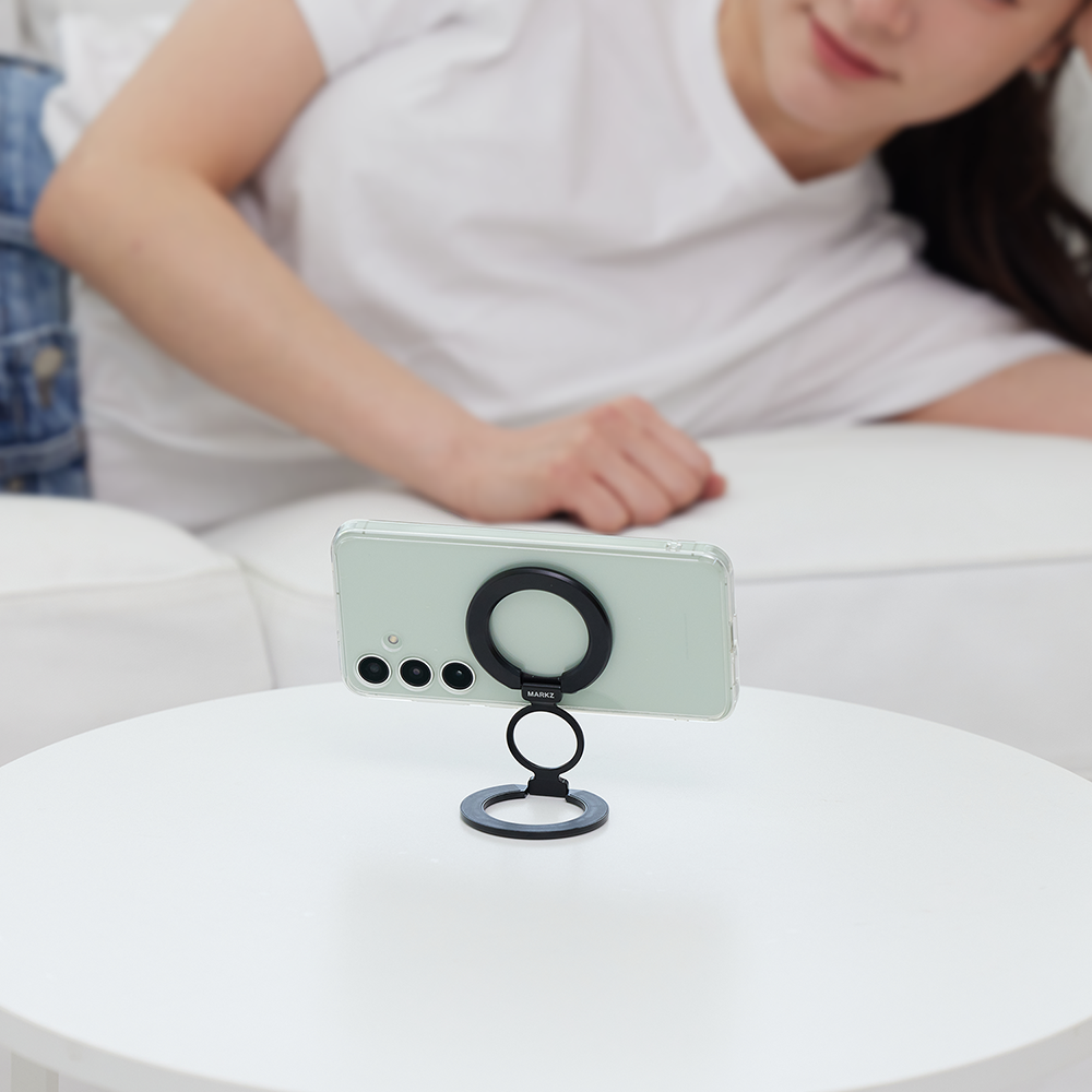 마크제트 맥세이프 그립톡 핸드폰 거치대 스탠드 탁상용 양면 자석 그립톡 스마트톡 핑거링