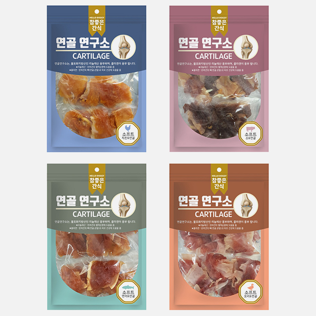 헬로도기 연골연구소 강아지육포 저칼로리 알러지 강아지다이어트간식 소프트연골+소고기, 140g, 1개 - 상세 이미지 2