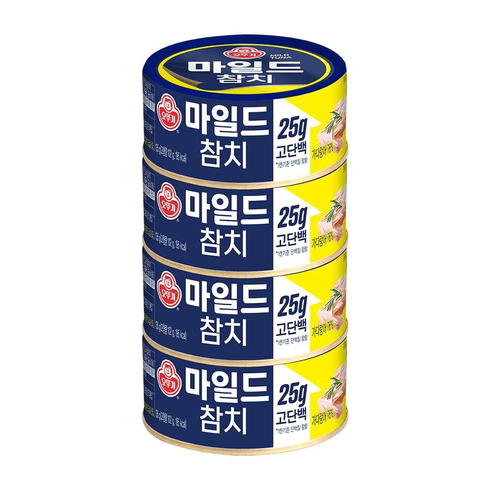 오뚜기 오뚜기참치 마일드 135g 4개 - 상품 이미지