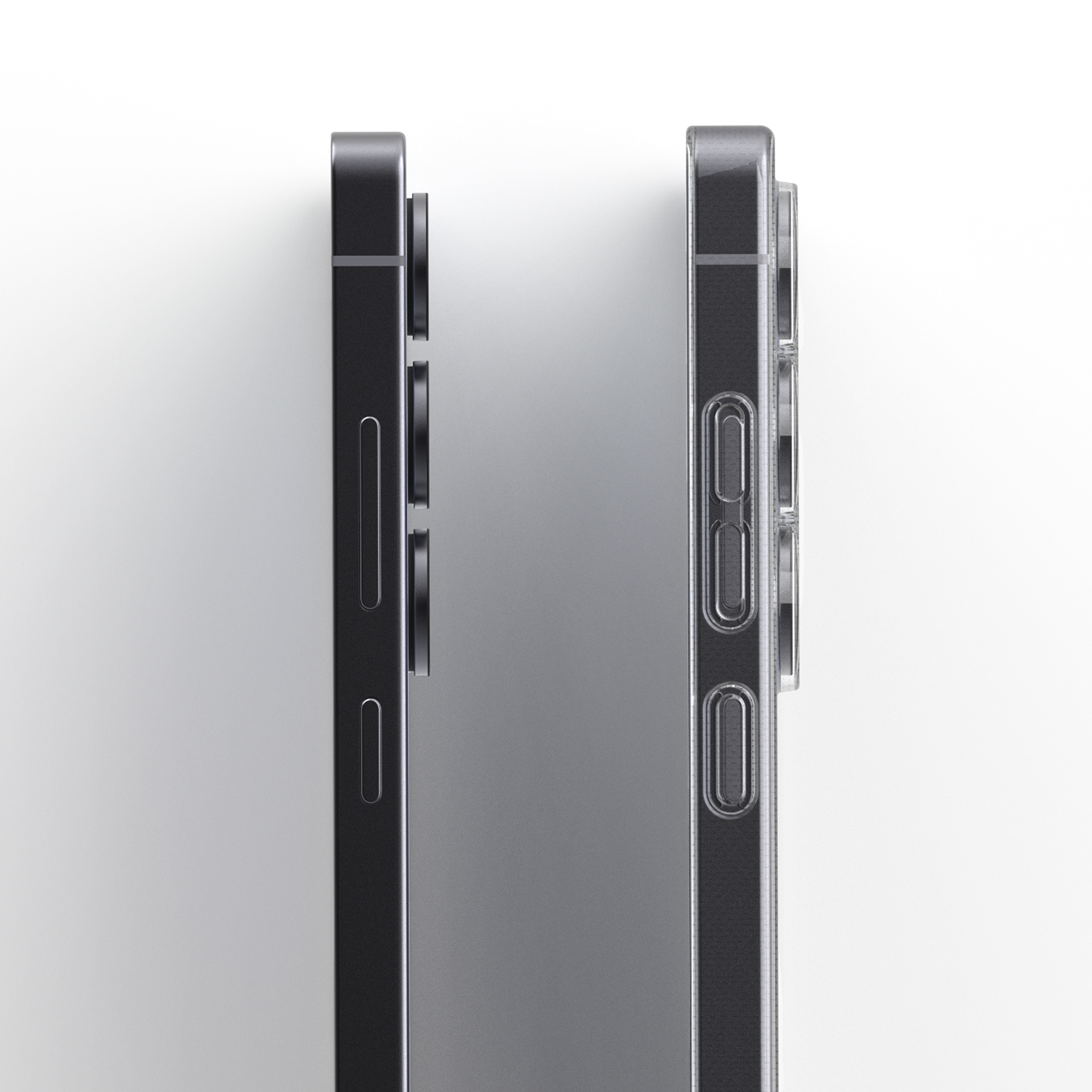 고스트핏 투명헨드폰케이스 변색없는케이스 생폰케이스 반투명, 갤럭시S25 울트라 - 상세 이미지 5