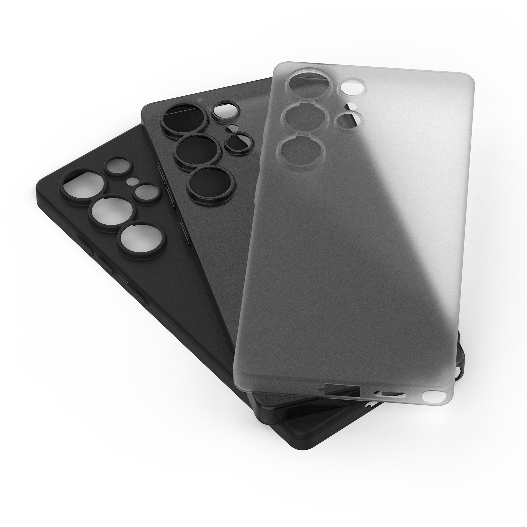 고스트핏 투명헨드폰케이스 변색없는케이스 생폰케이스 반투명, 갤럭시S25 울트라 - 상세 이미지 2