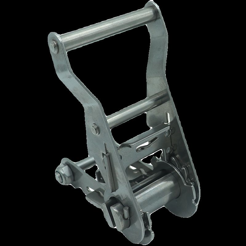 스텐 라쳇버클 스탠 스틸 깔깔이바 자동바 금속 화물 고정바 타이트너 5cm 긴 손잡이 4T