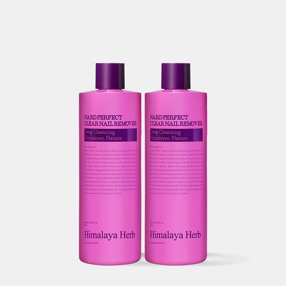 [2개] 나드 퍼펙트 클리어 네일 리무버 500ml - 상품 이미지