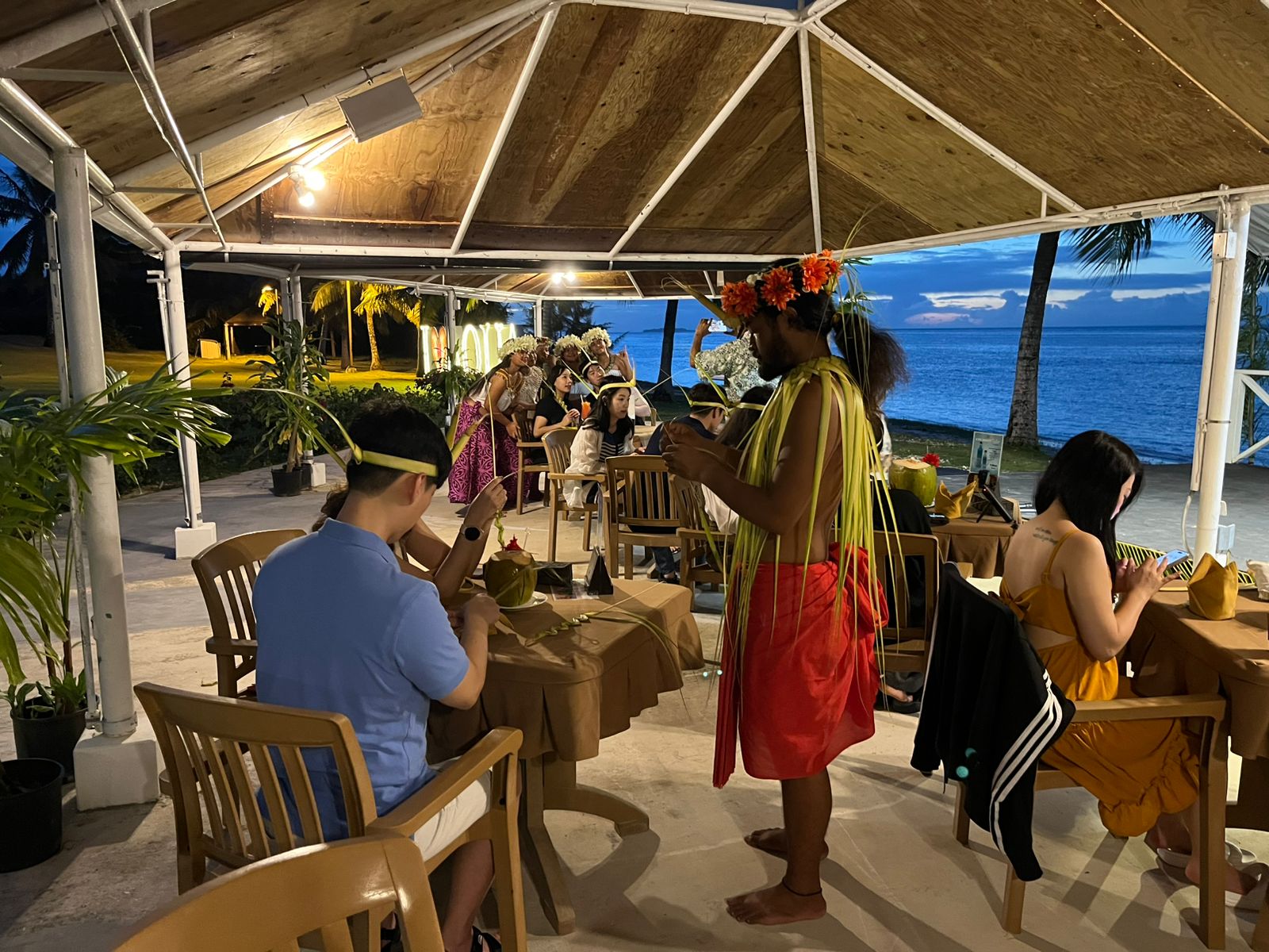 [사이판] 아쿠아리조트 선셋비치 바베큐 BBQ 디너쇼 공연 호텔픽업드랍