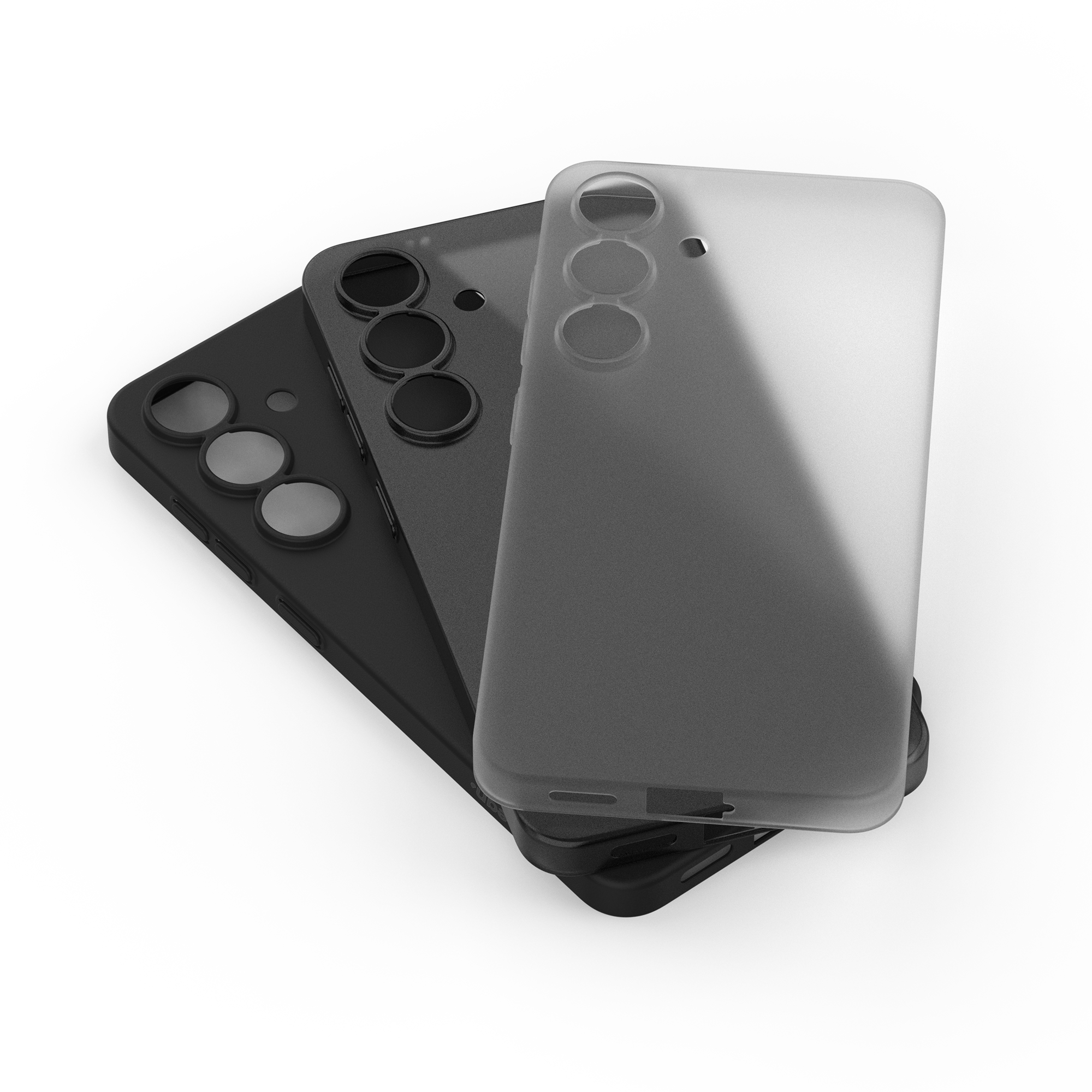 고스트핏 투명헨드폰케이스 변색없는케이스 생폰케이스 반투명, 갤럭시S25 - 상세 이미지 2