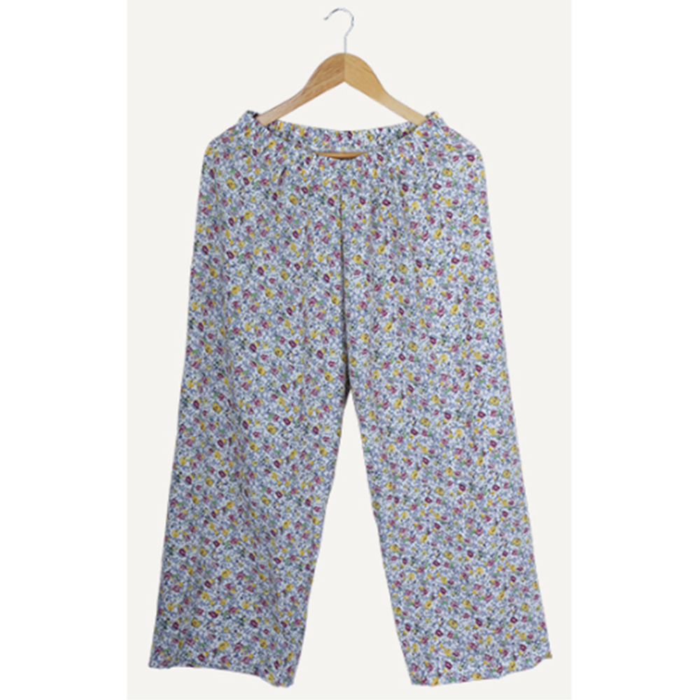 몸배바지 할머니 어르신 촌캉스 여름 꽃무늬 냉감 몸빼 꽃바지 - 상세 이미지 4