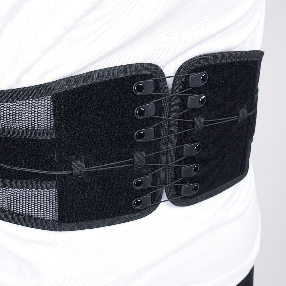 스케쳐스 테크핏 허리 보호대 복대 얇은 메쉬 여름용 이중압박 골프 산후 운동 슬림