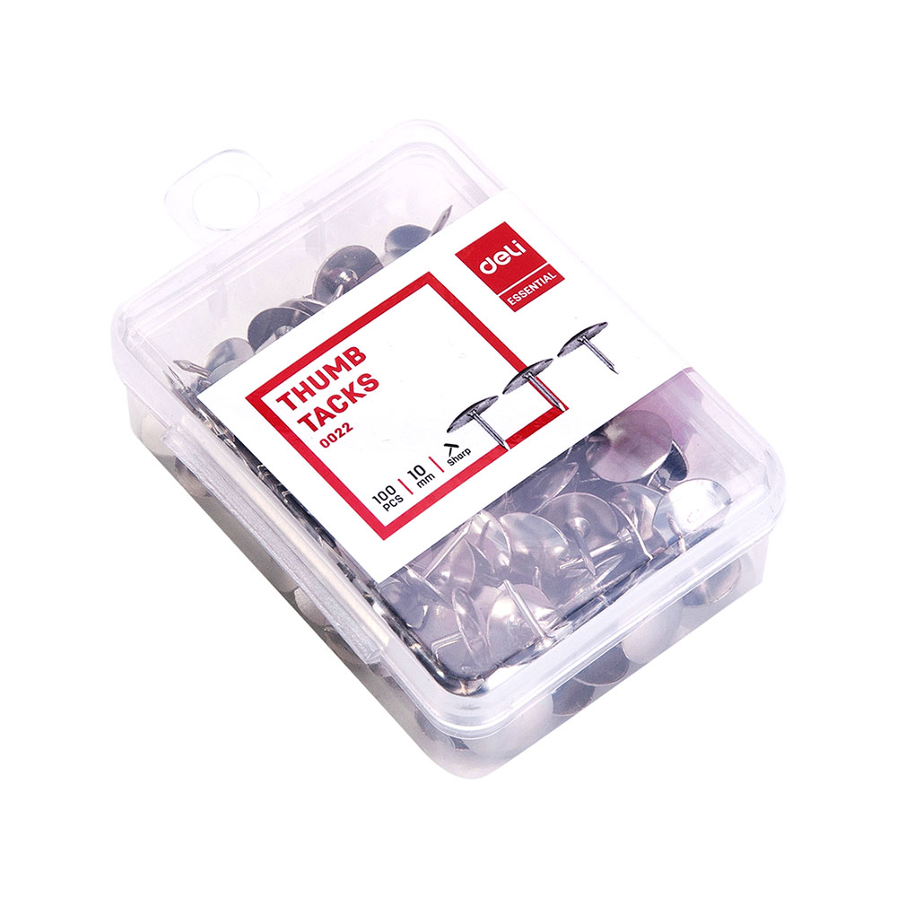 델리 실버 압핀 100pcs - 상품 이미지