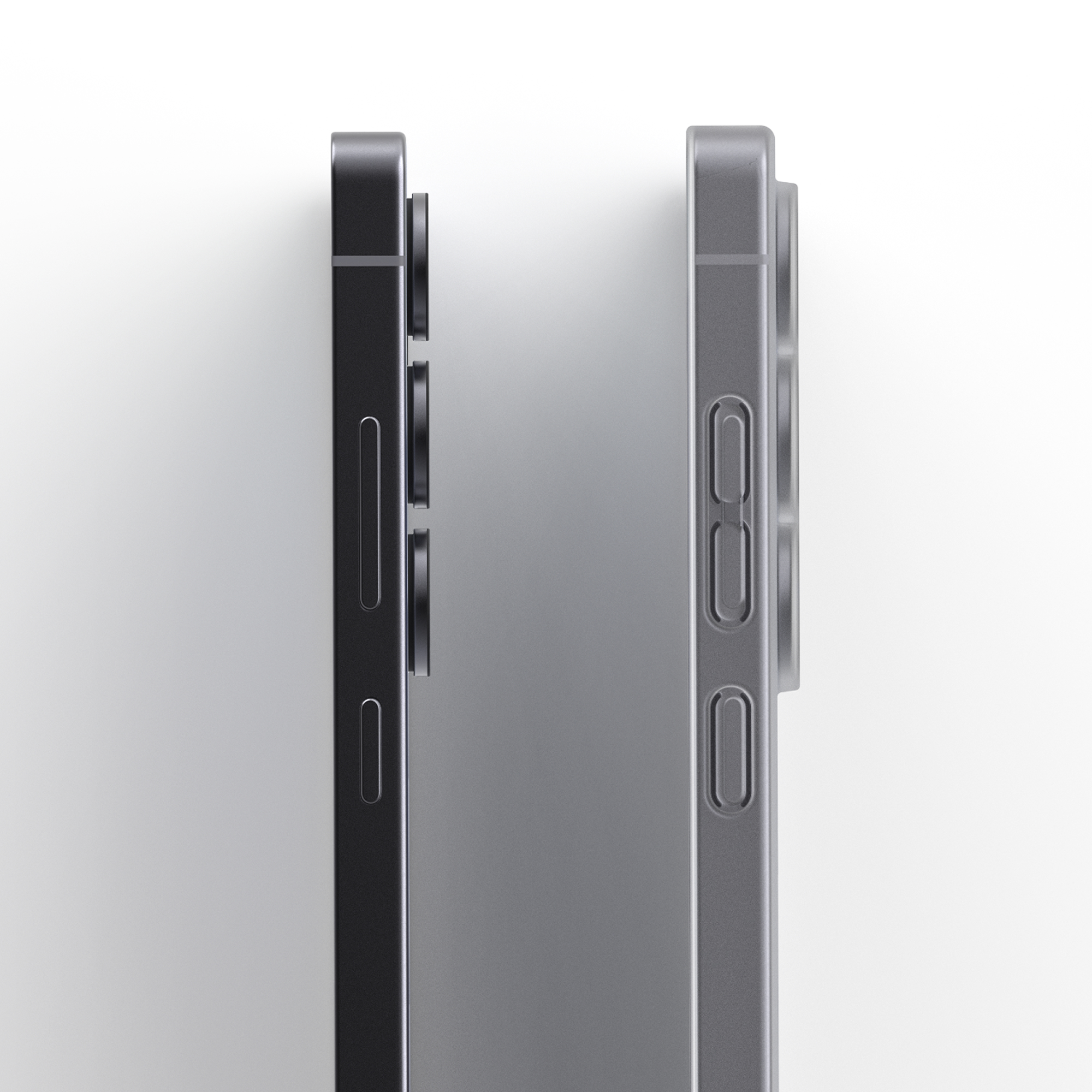 고스트핏 투명헨드폰케이스 변색없는케이스 생폰케이스 반투명, 갤럭시S25 울트라 - 상세 이미지 4