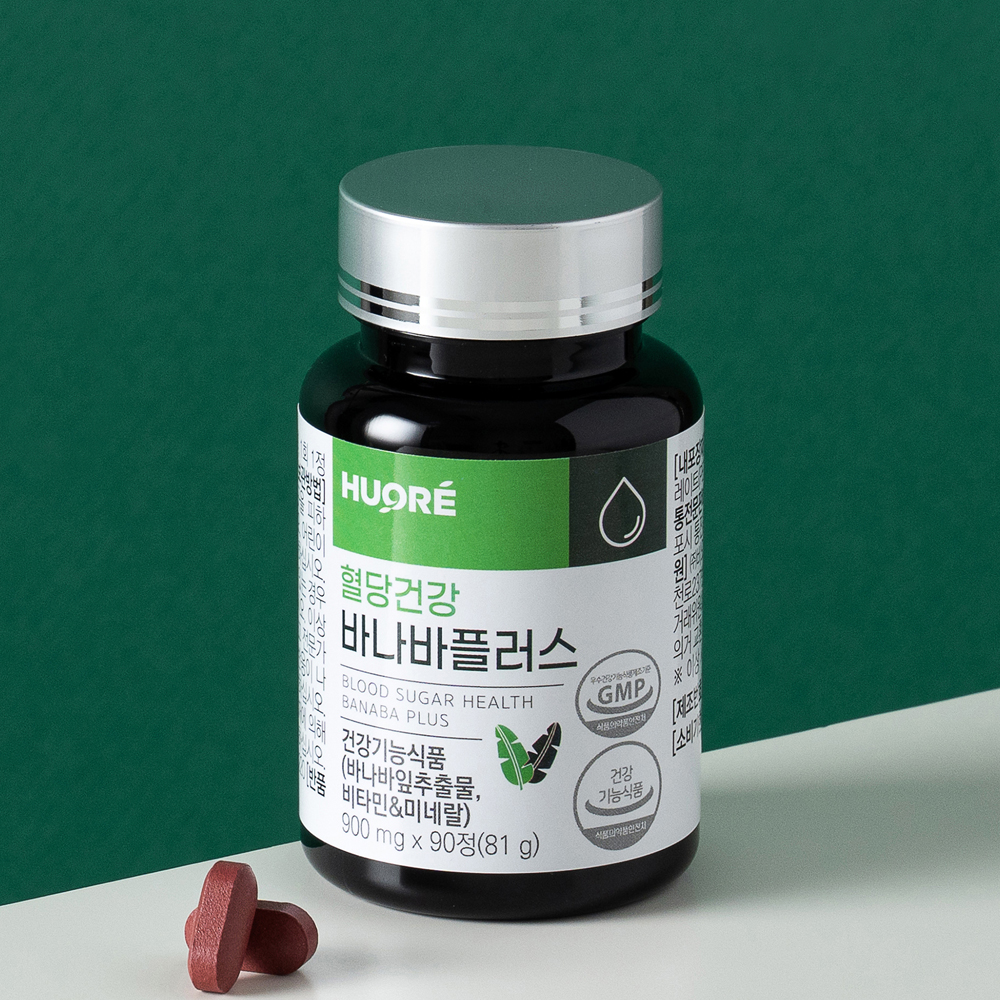 바나바잎 추출물 바나바 플러스 혈당관리 90정, 1개(3개월분) - 메인 이미지