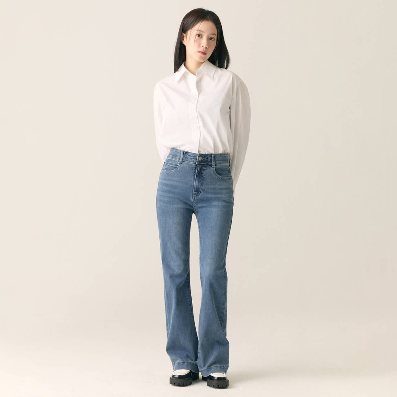 [Fit me] 로엠 롱 부츠컷 데님 RMTJF12G03