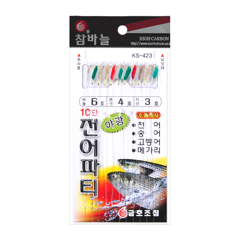 금호조침 KS-423 10단 전어파티 멀티어피 전어 숭어 고등어 메가리 6호, 금색
