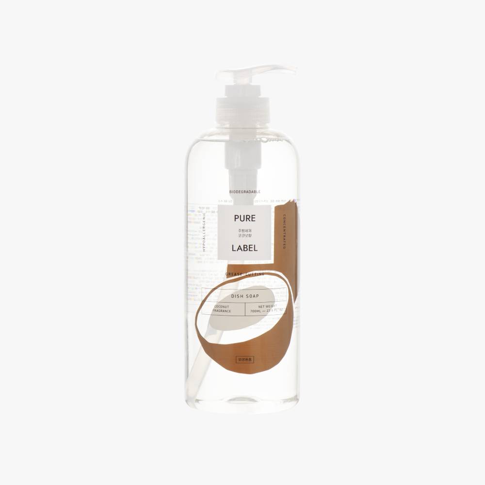 퓨어라벨 주방세제 코코넛향 본품 700ml - 메인 이미지